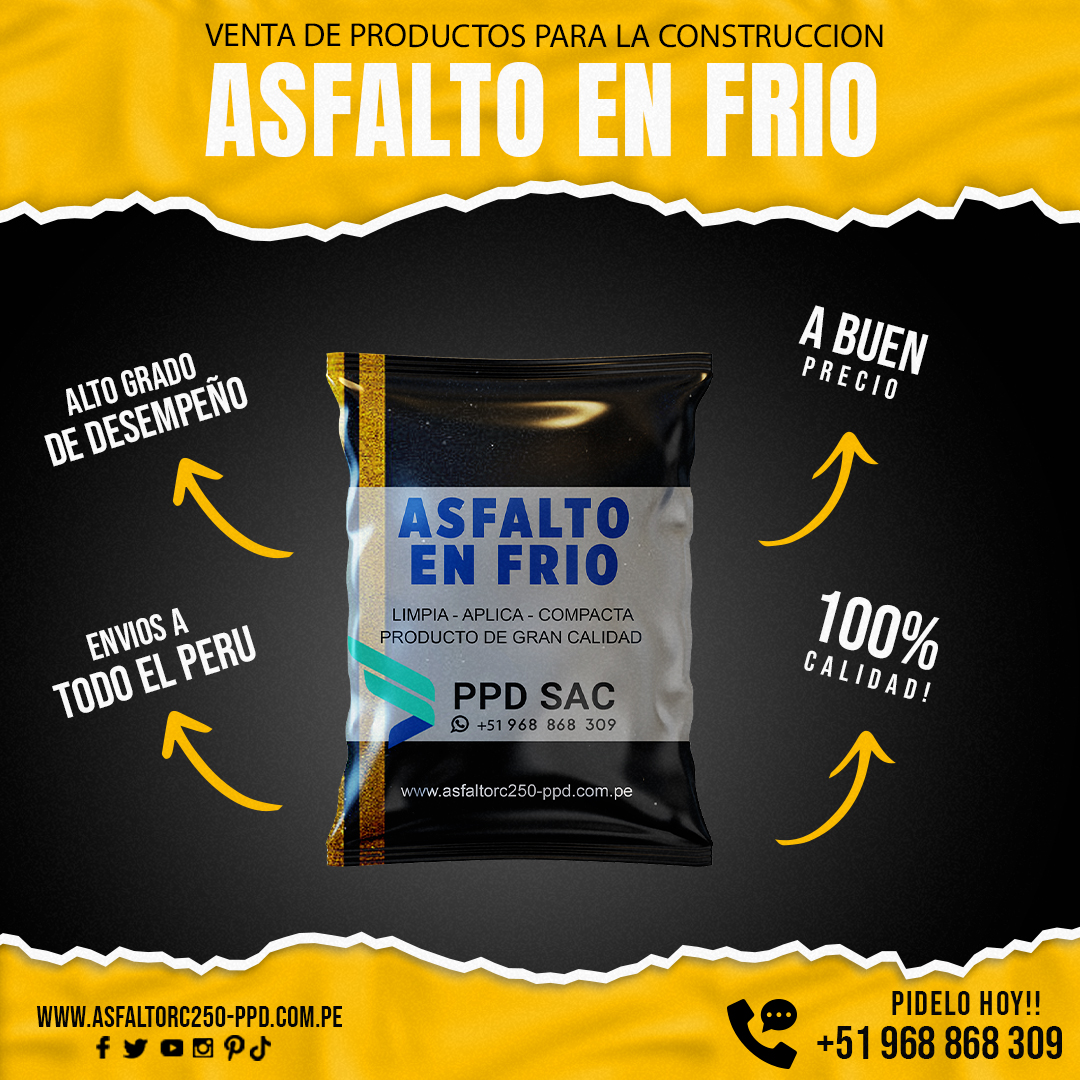 venta de asfalto en frio